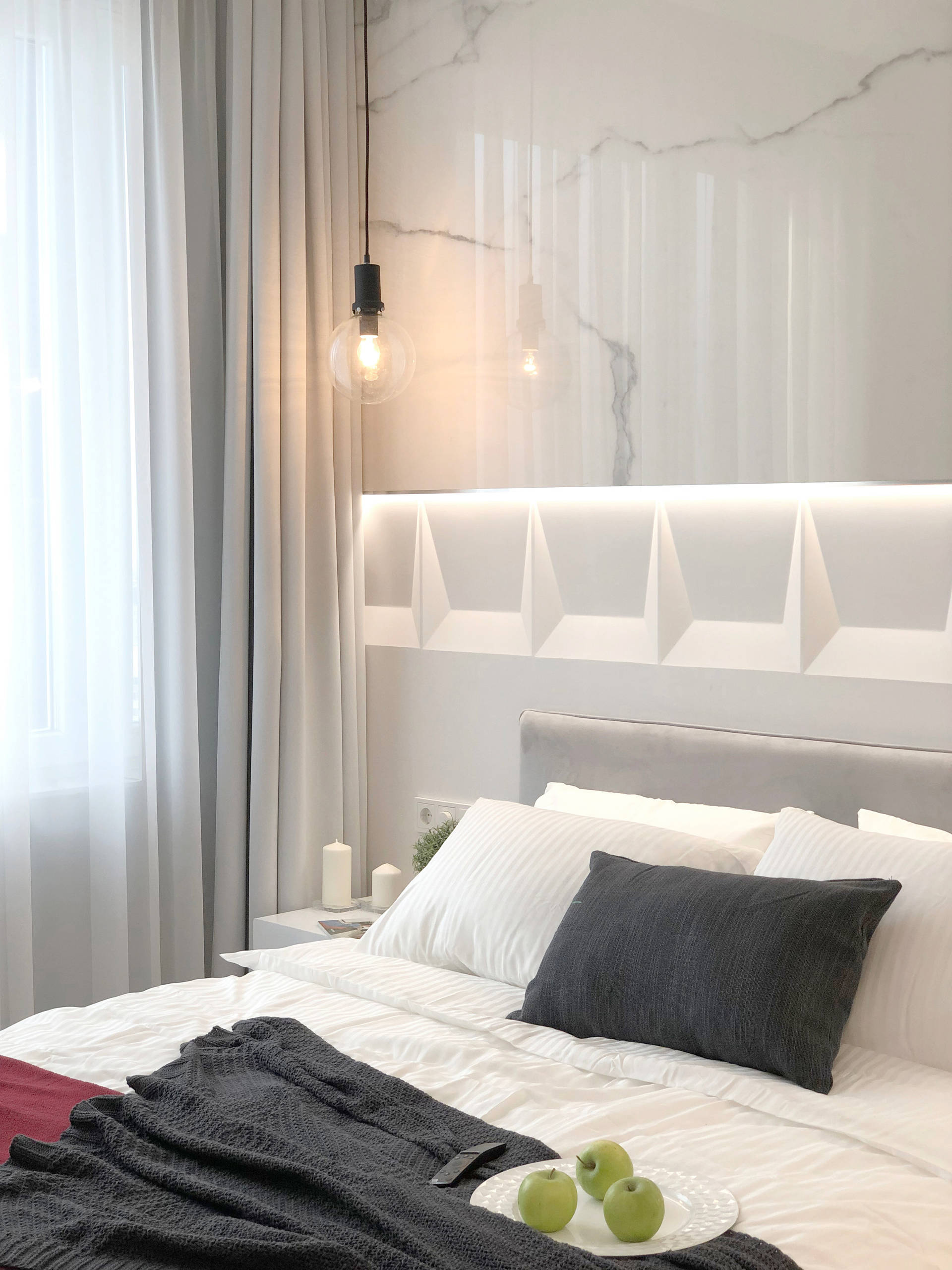 Houzz тур: Забор ПО-2 на стенах в одной московской квартире