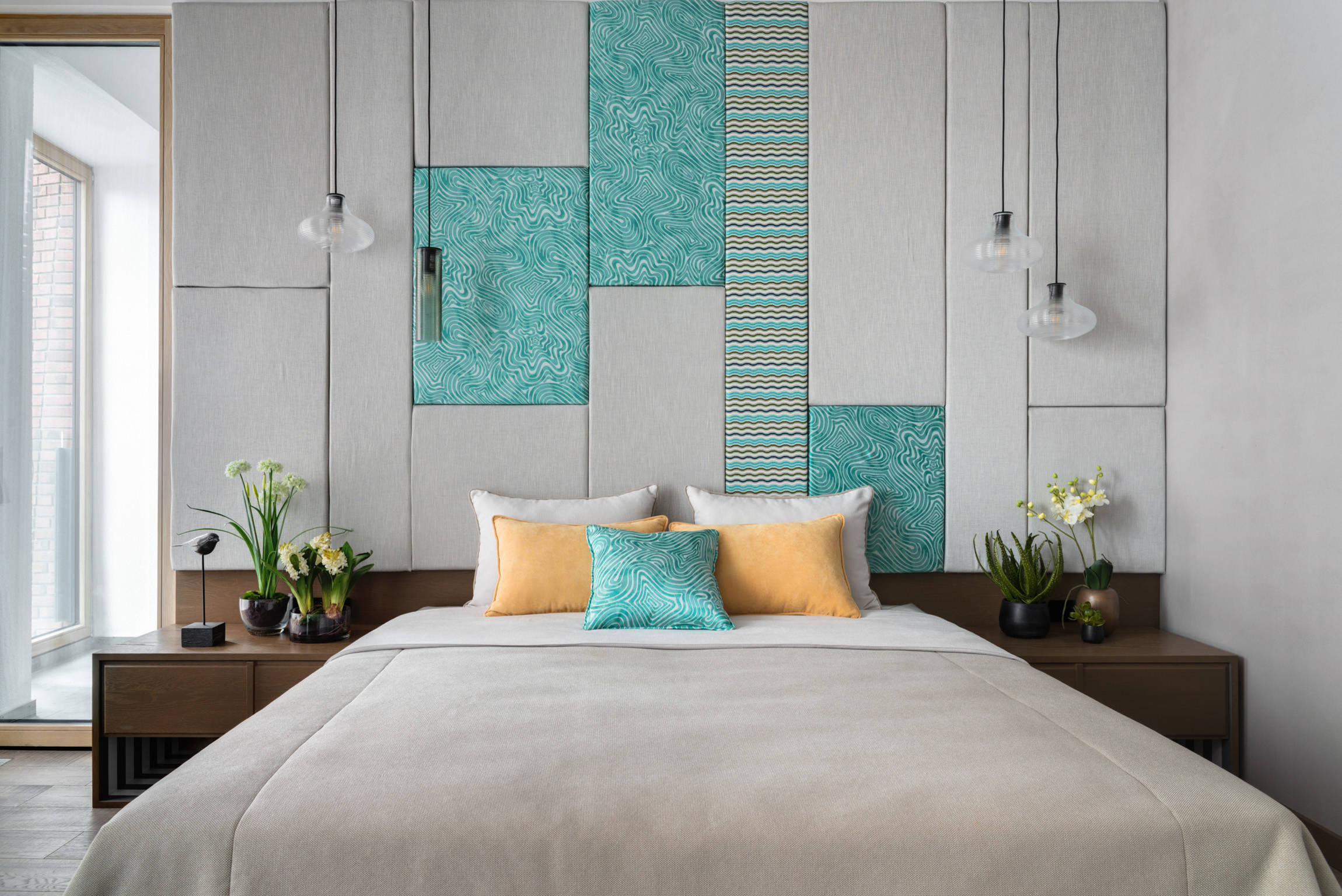 Просто фото: Изголовье кровати своими руками — 26 идей