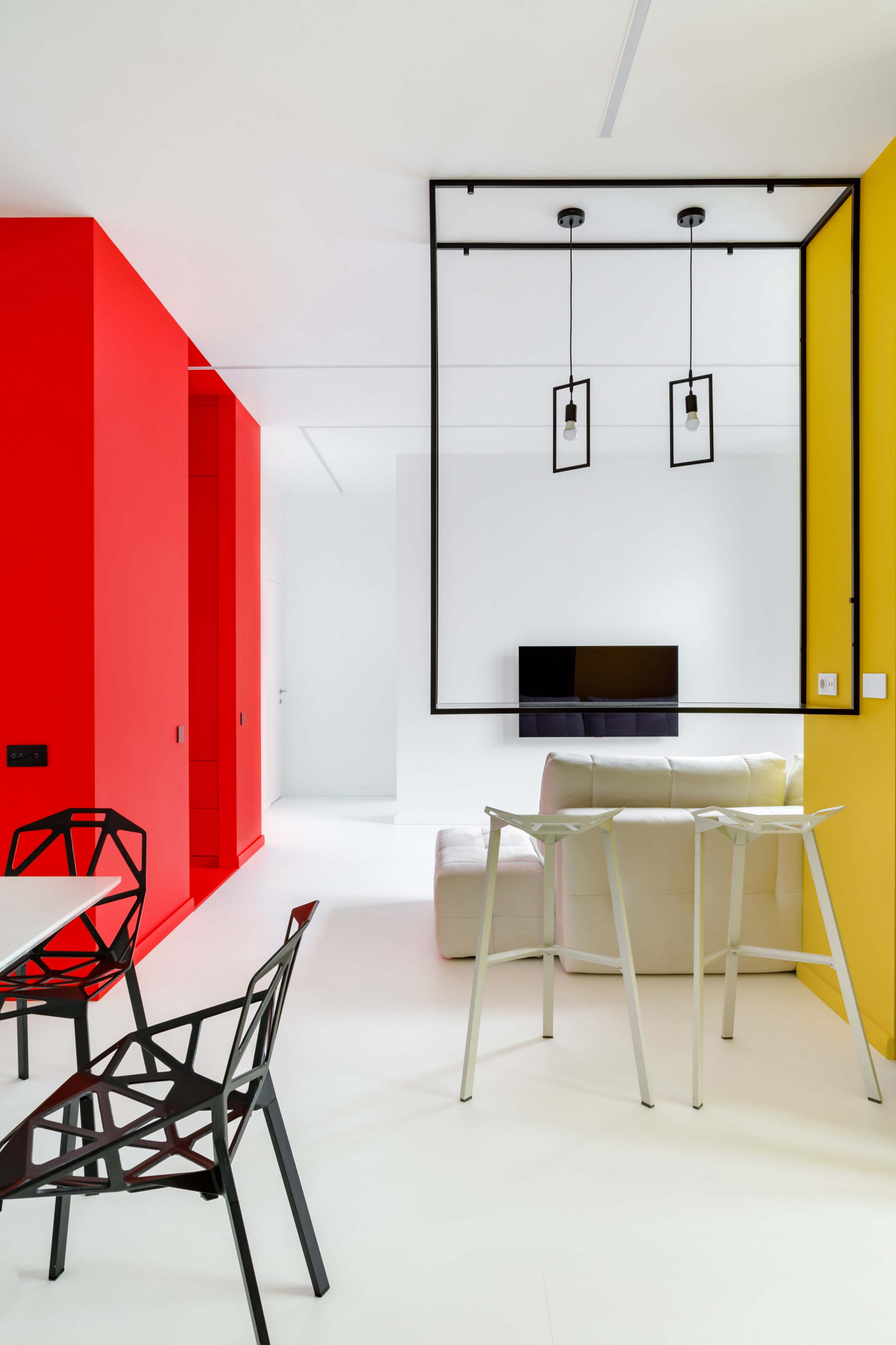 Houzz тур: Интерьер, как картина Мондриана