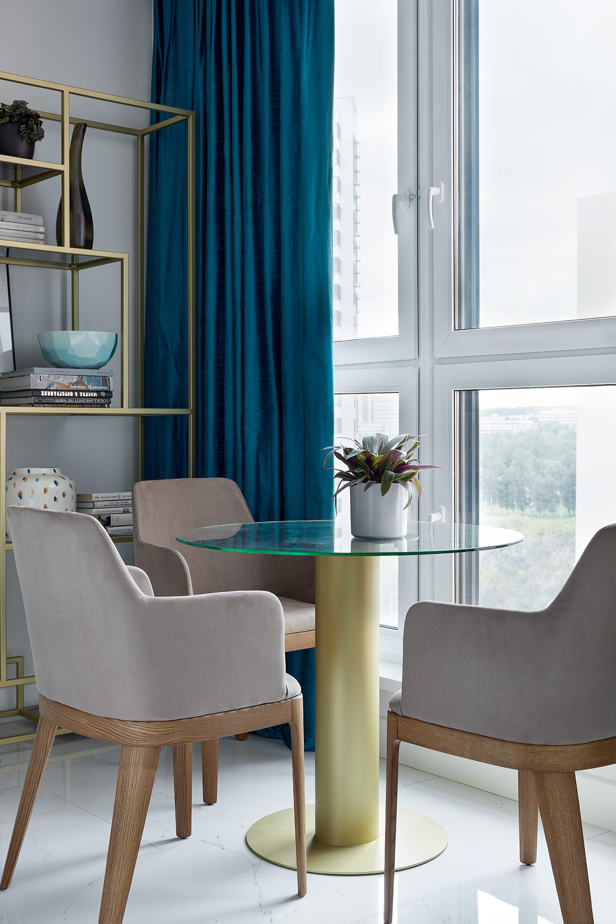 Houzz тур: Бирюза и глянец для девушки-модели