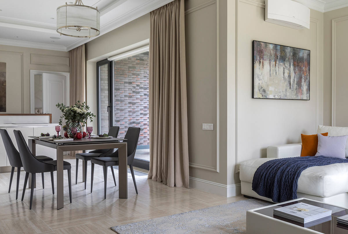 Houzz тур: Квартира с телевизором, которого не видно