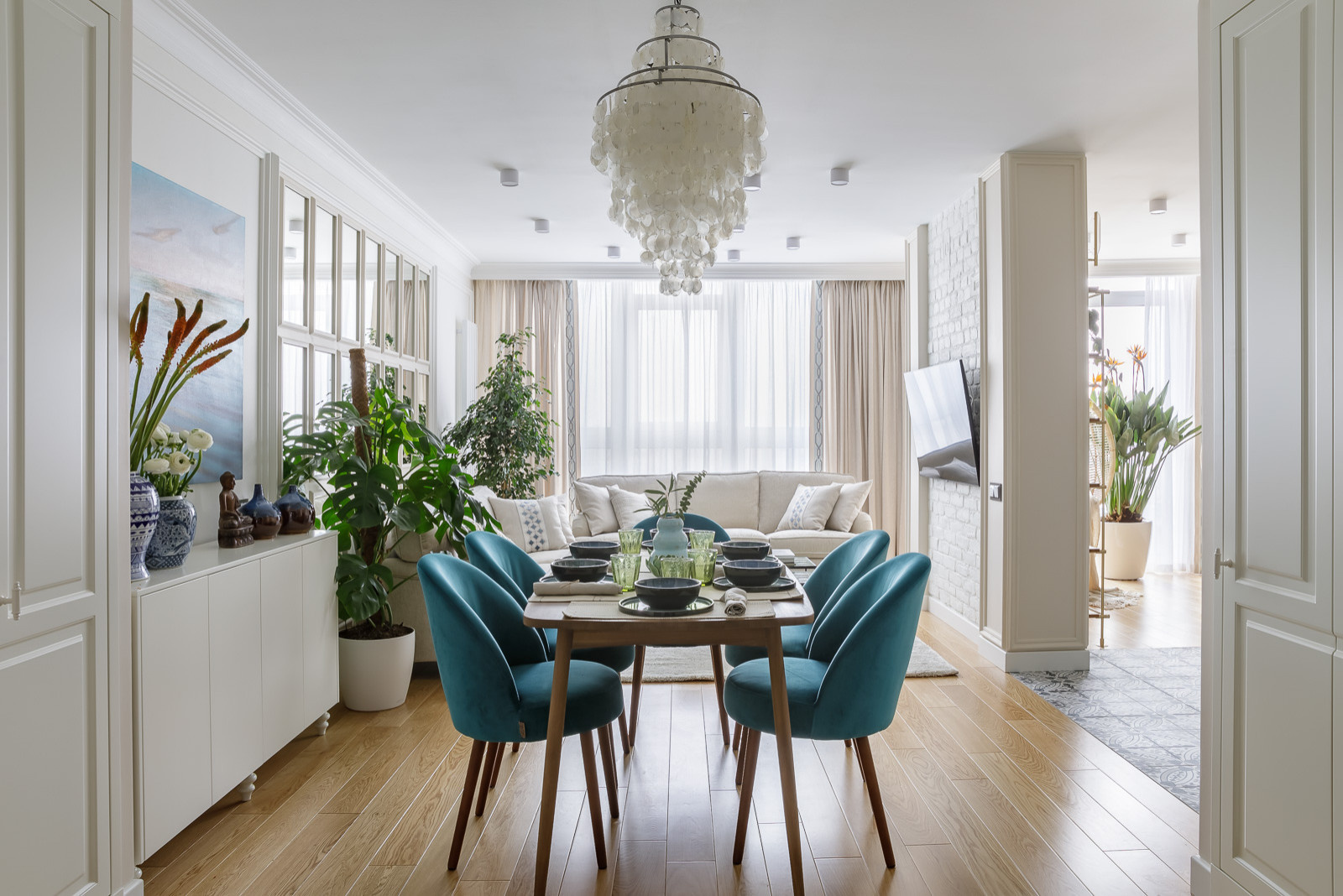 Houzz тур: Квартира с отпускным настроением