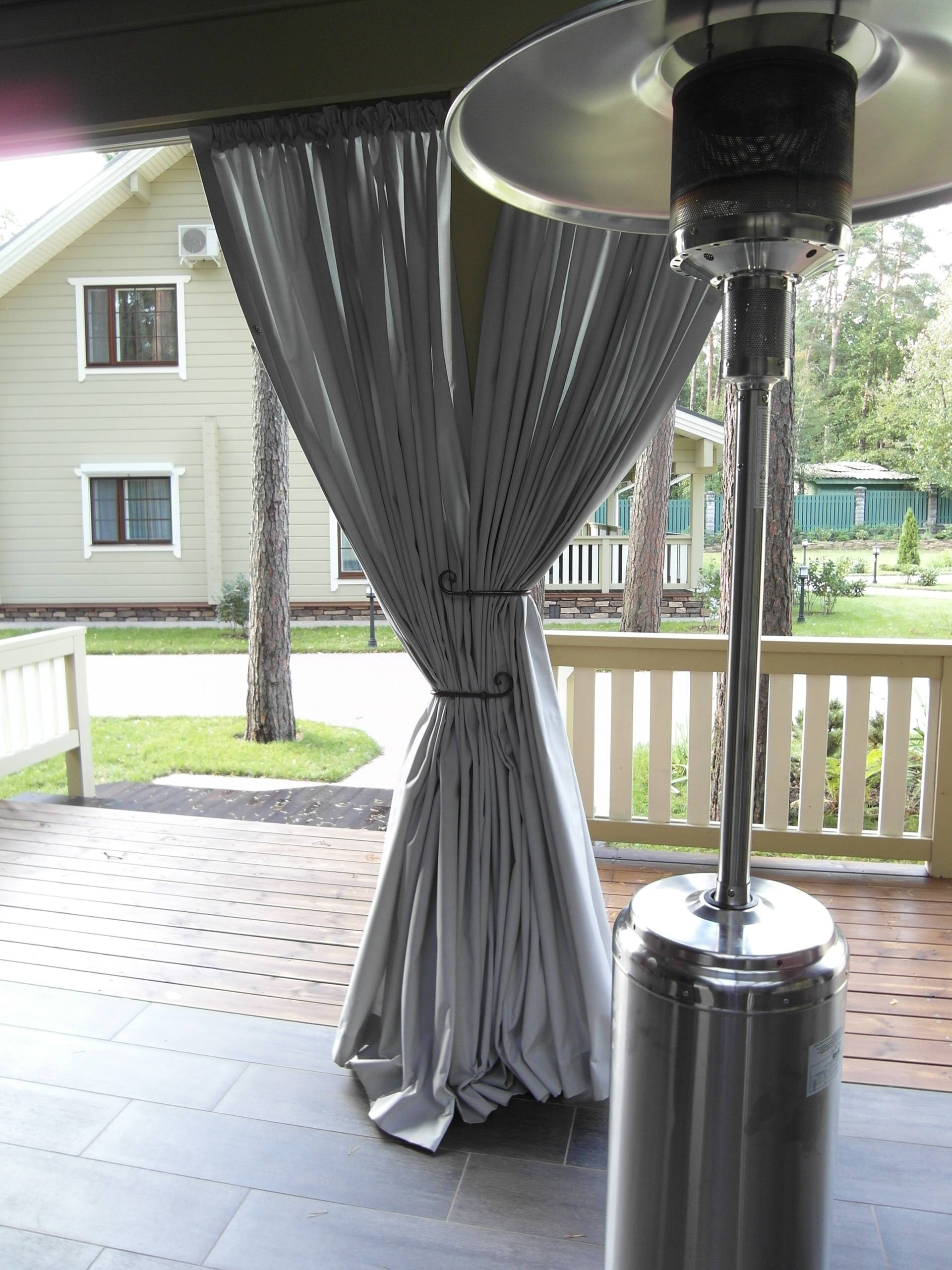 Занавес: Ткани в саду как доступная декоративная роскошь