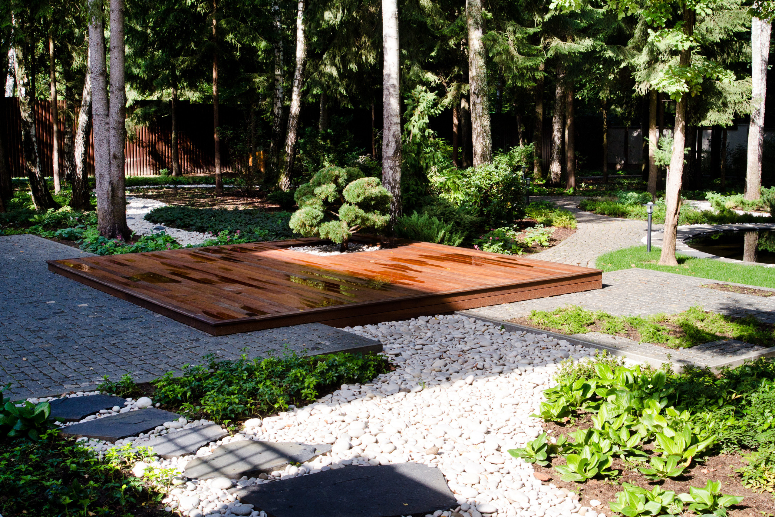 Проект недели: Регулярный и пейзажный сад на лесном участке