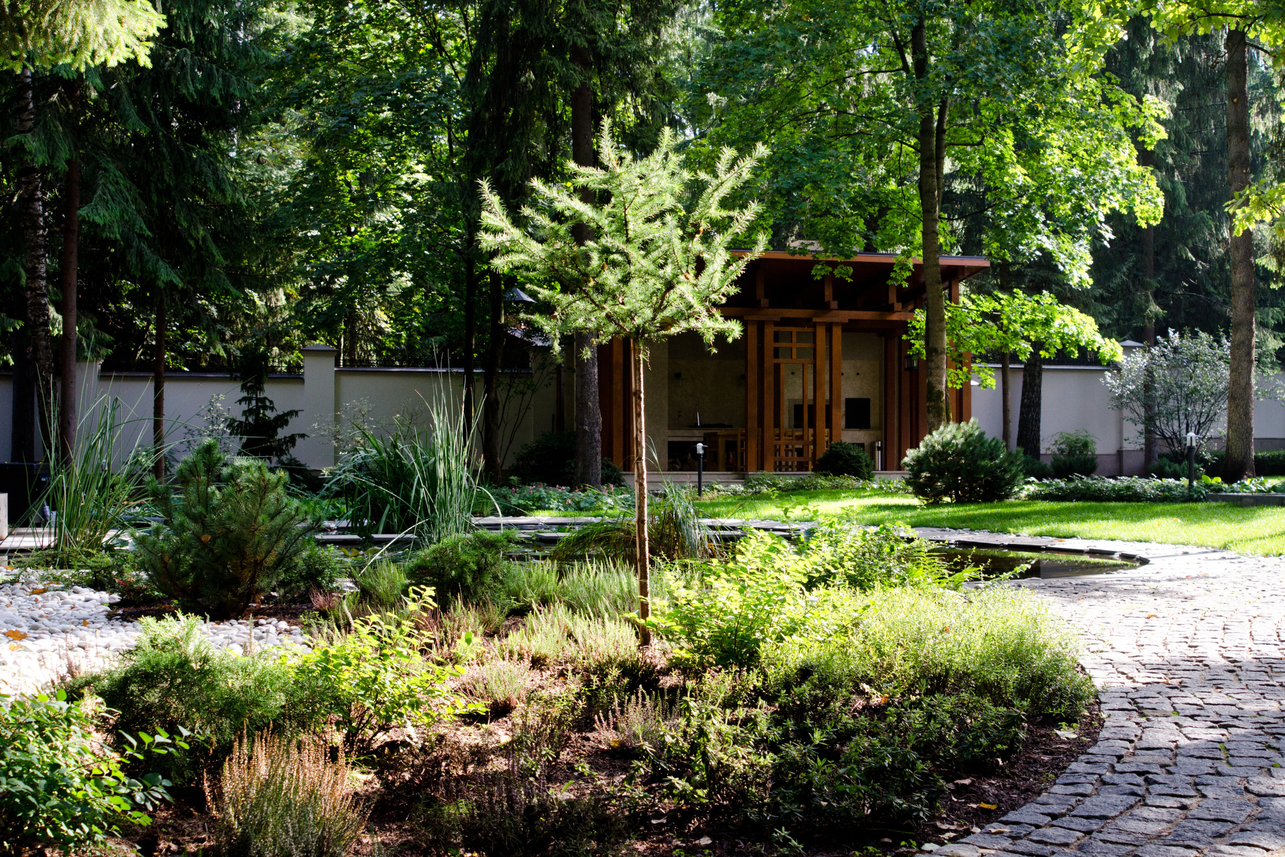 Проект недели: Регулярный и пейзажный сад на лесном участке