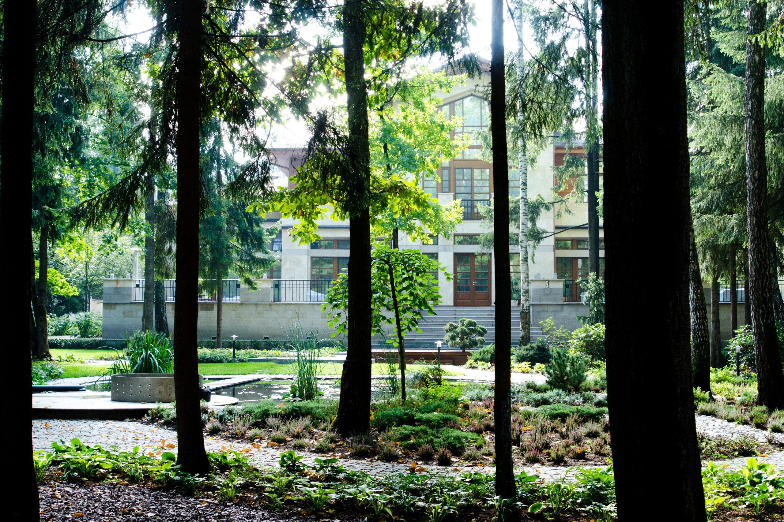 Проект недели: Регулярный и пейзажный сад на лесном участке