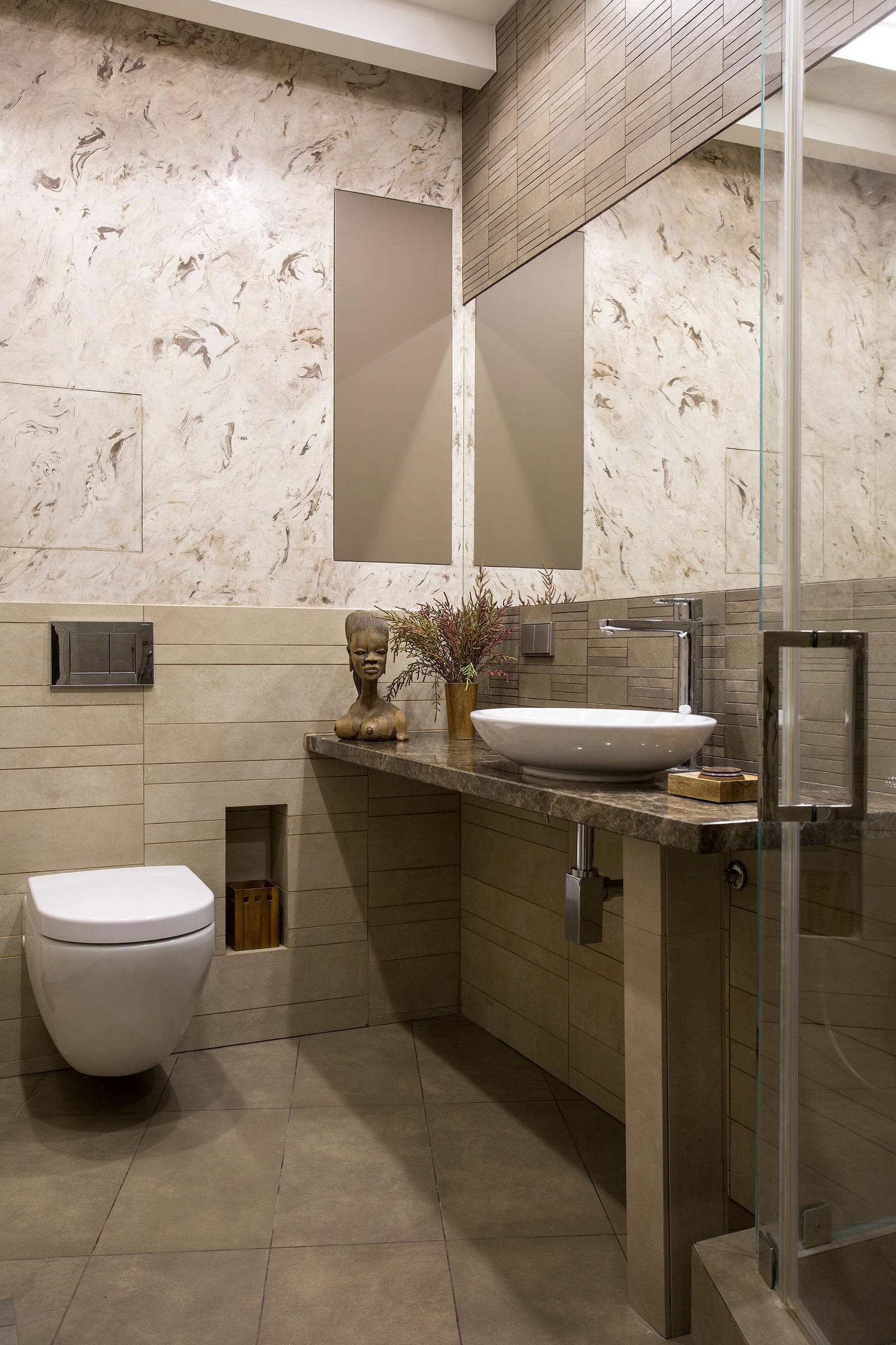 Houzz тур: Квартира с кессонами и кофейным уголком