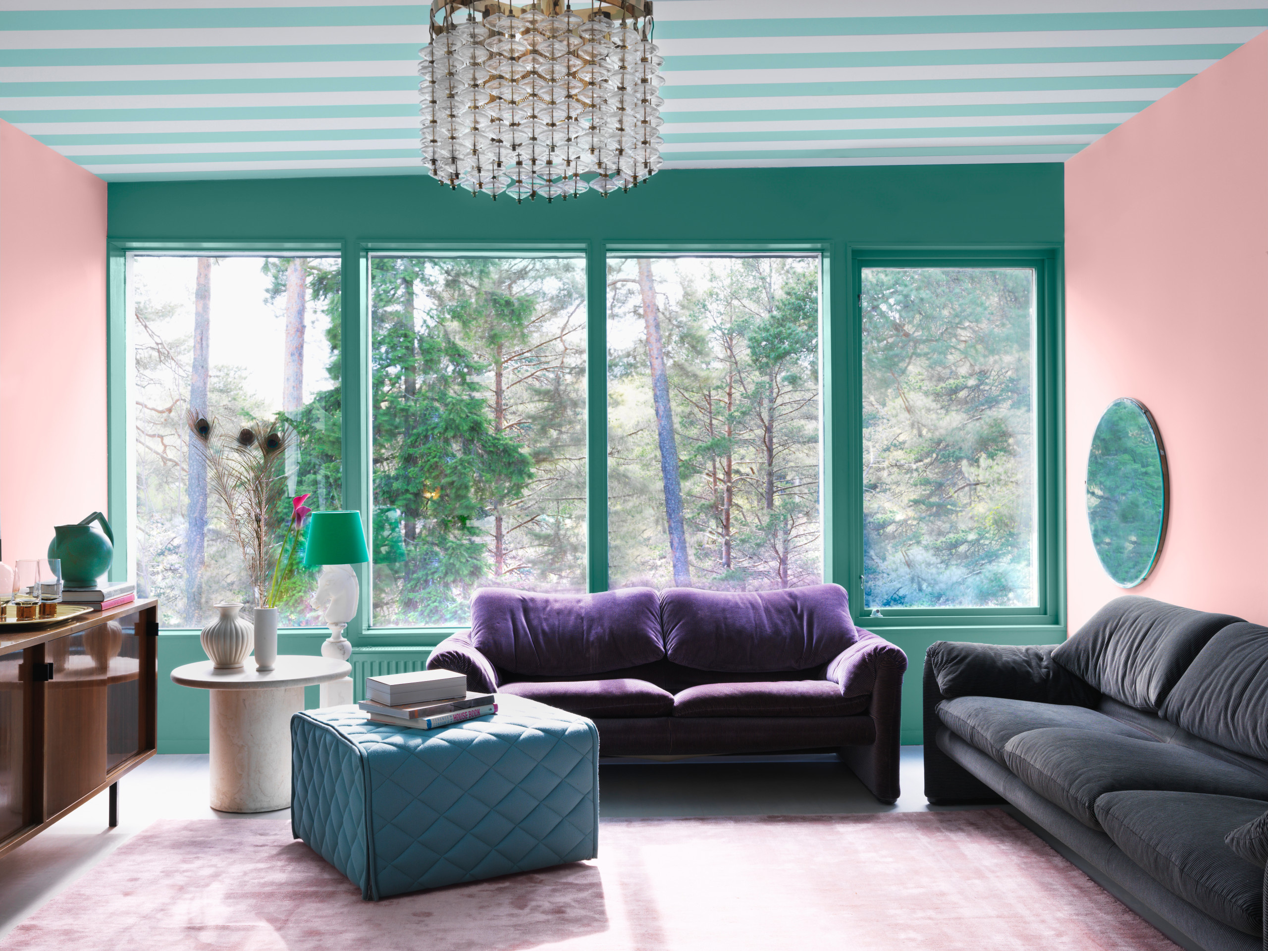 Просто фото: 16 цветовых схем с «датским голубым»