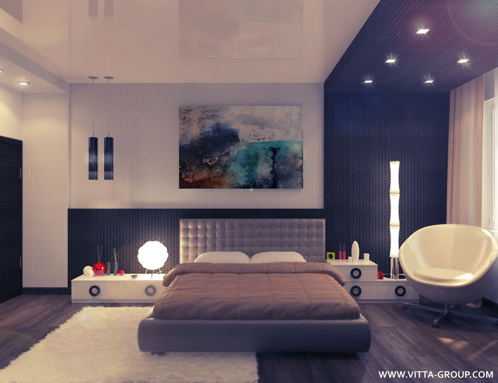 Bedroom with tiny bubbles