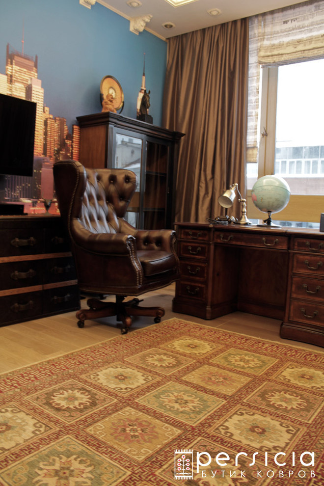 Various Handmade Rugs in an Eclectic Luxury Appartment in Moscow
