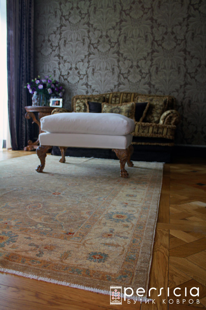 Various Handmade Rugs in an Eclectic Luxury Appartment in Moscow