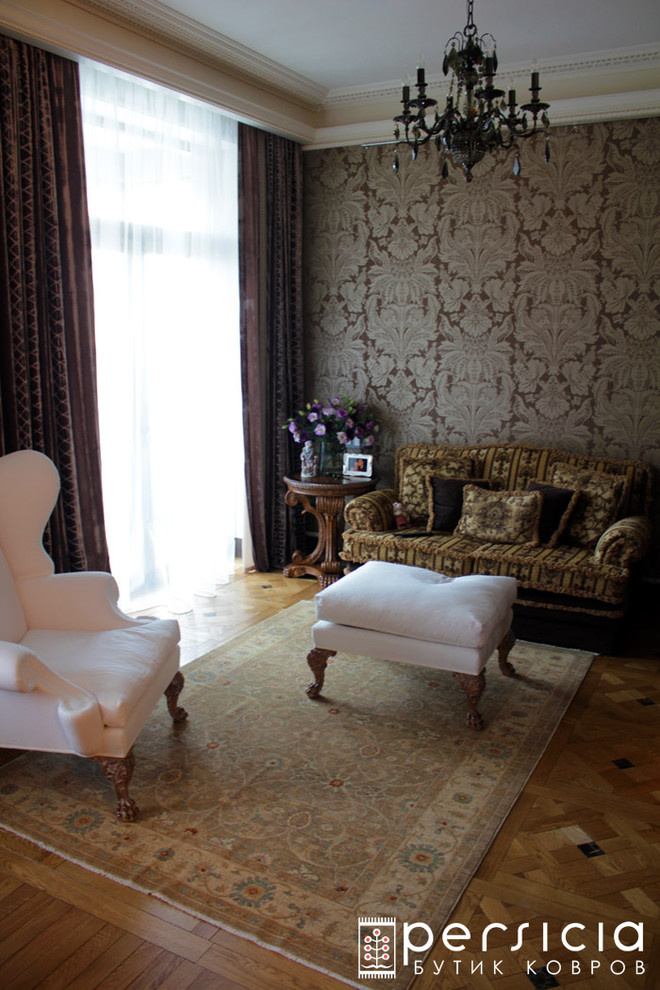 Various Handmade Rugs in an Eclectic Luxury Appartment in Moscow