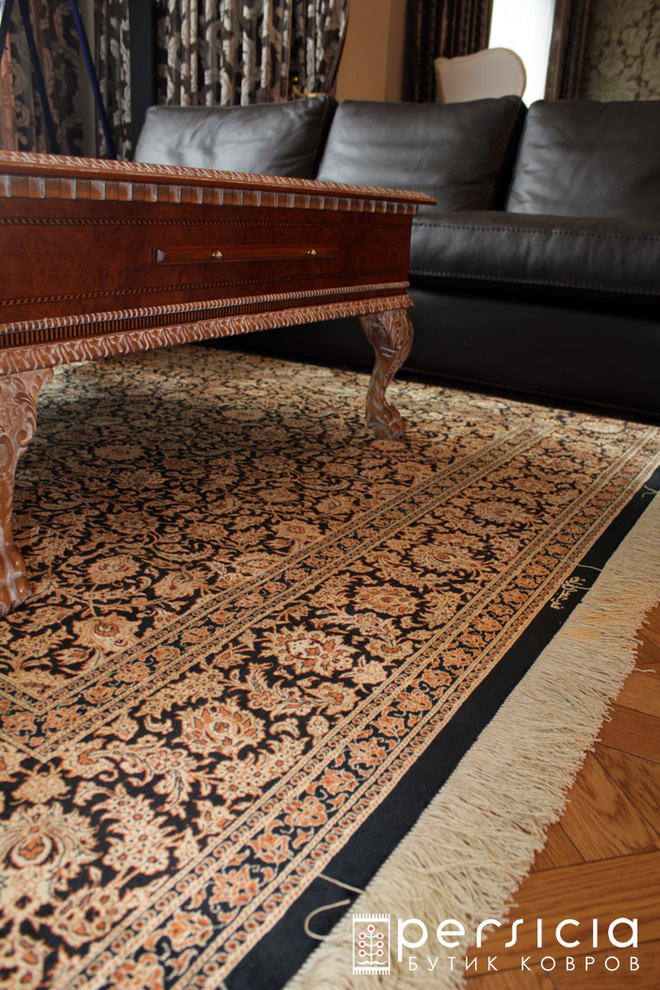 Various Handmade Rugs in an Eclectic Luxury Appartment in Moscow