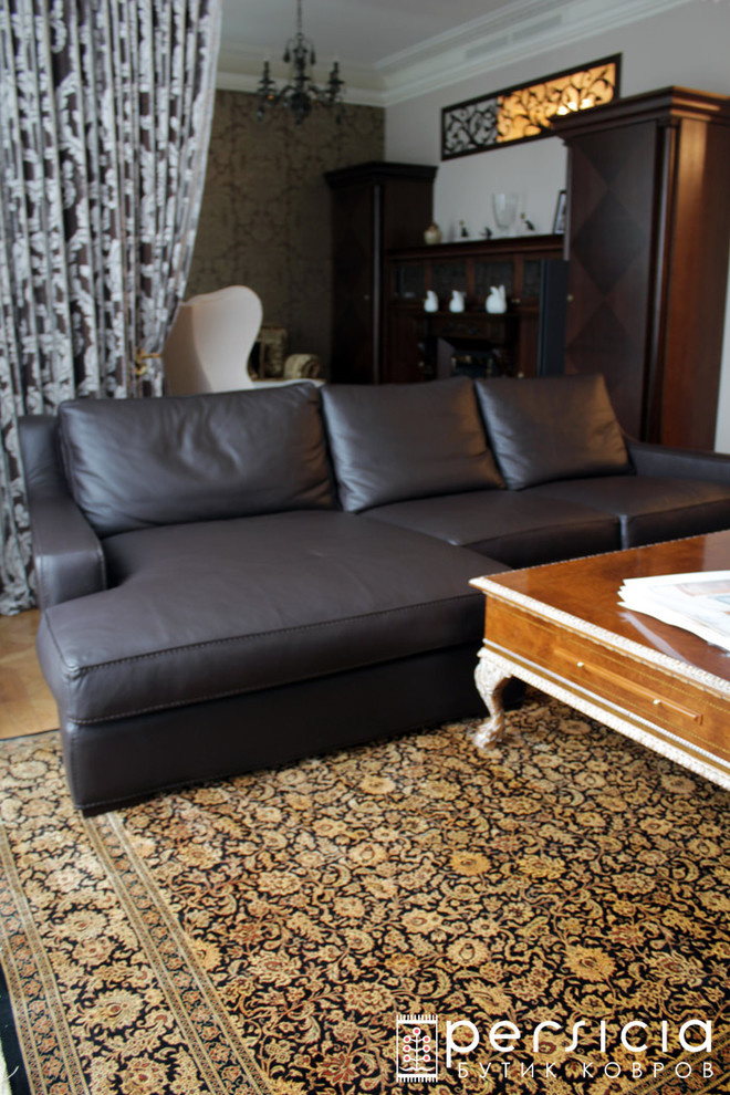 Various Handmade Rugs in an Eclectic Luxury Appartment in Moscow