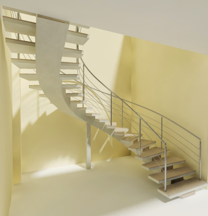 interior stair, Holiday inn, Chelyabinsk