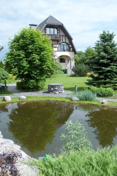 House in front of national park