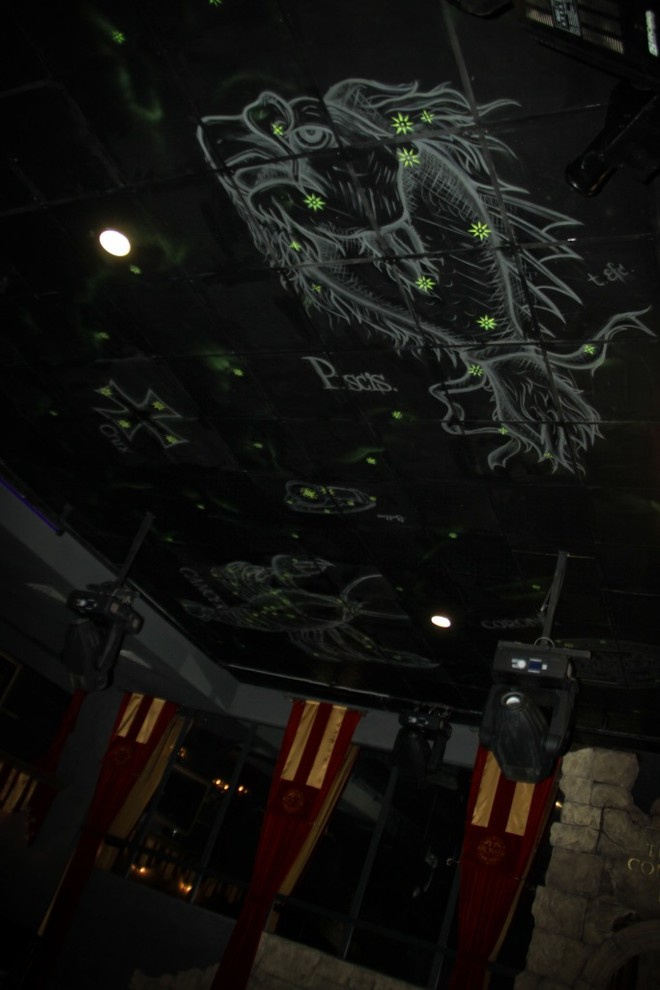 Murals on the ceiling