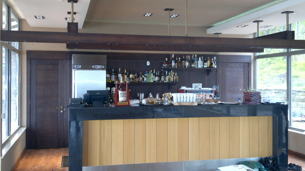 Designer's project for private flats, restaurants and hotels