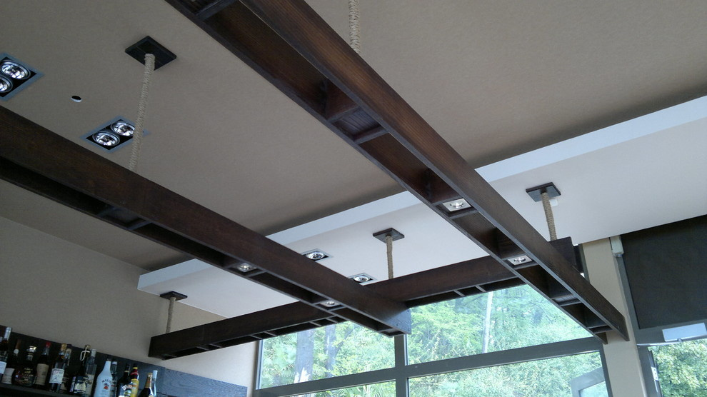 Designer's project for private flats, restaurants and hotels