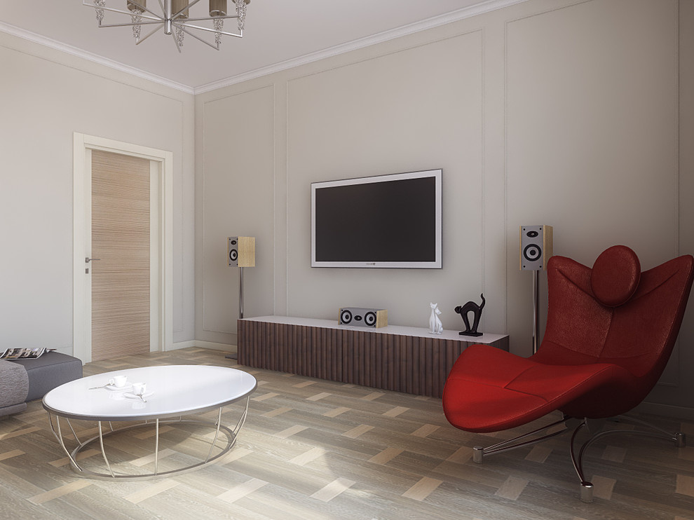 Profsoyuznaya apartment 100m, 3d project
