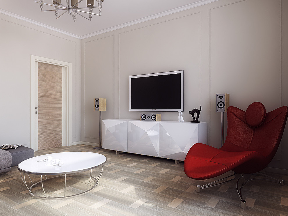 Profsoyuznaya apartment 100m, 3d project