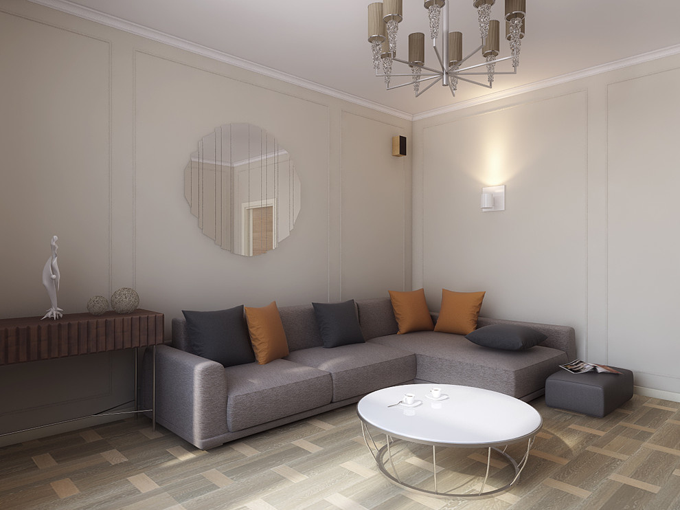 Profsoyuznaya apartment 100m, 3d project