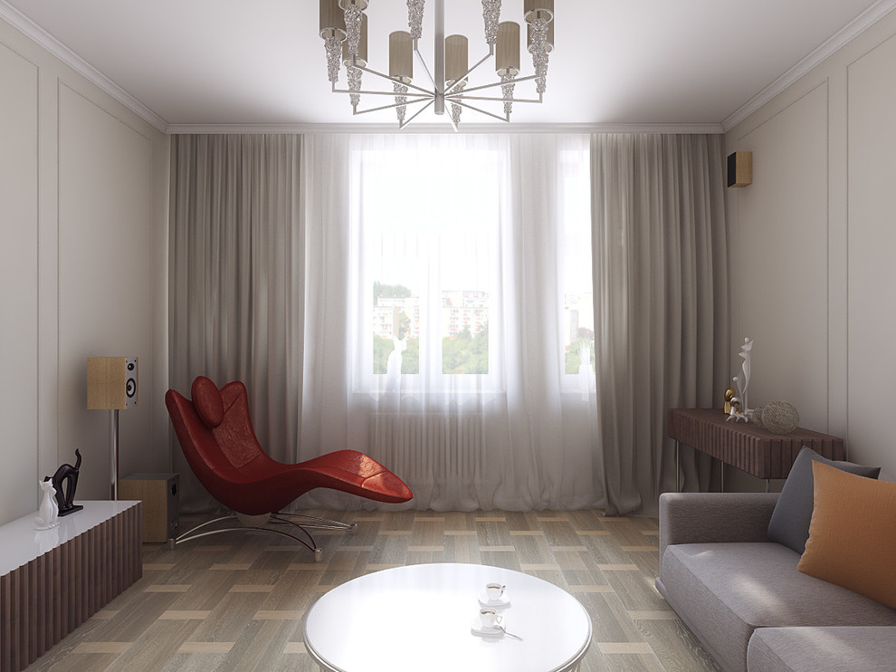 Profsoyuznaya apartment 100m, 3d project