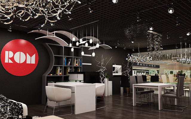 Furniture store interior design