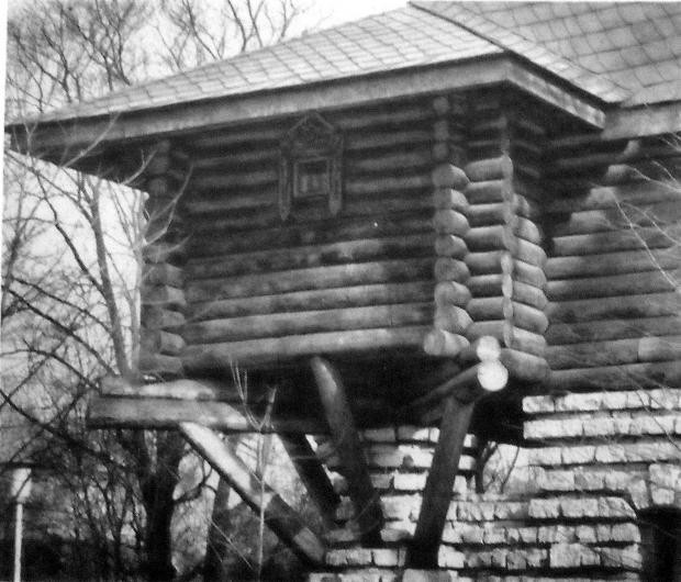 House in front of national park