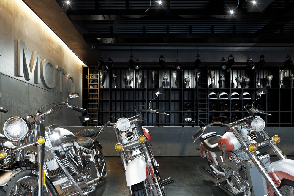 motorcycle showroom