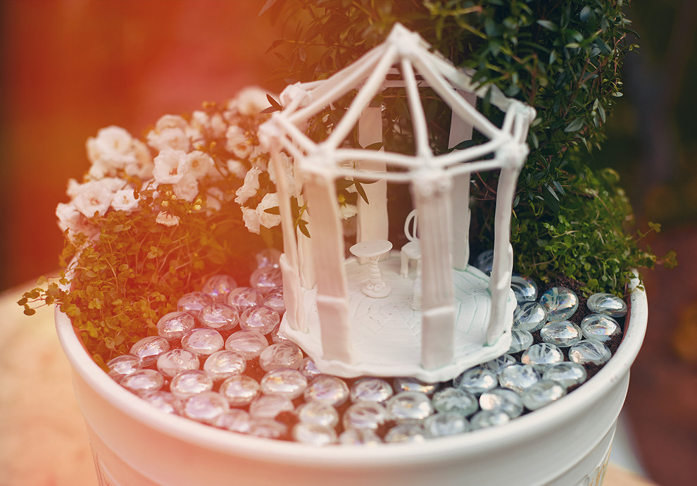 Mini garden. Belvedere