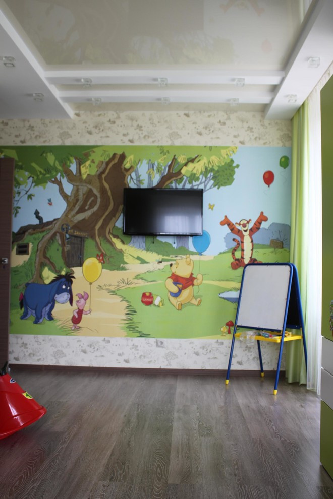 Kids room reconstruction with photos "before" and "after"