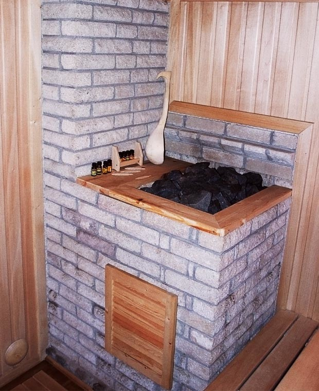 Sauna thatched roof