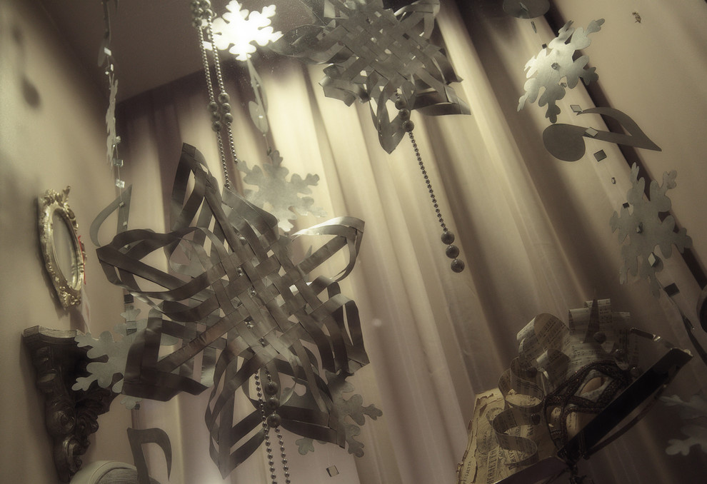 Decoration of showcases for furniture store "Milano Design Salon"