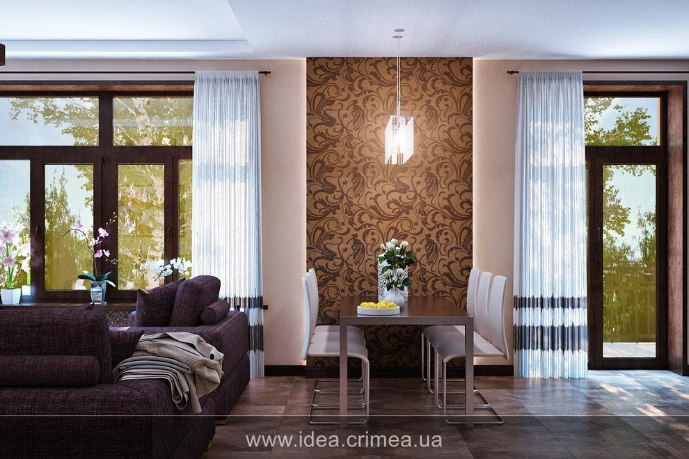 Contemporary house interior design in Sevastopol