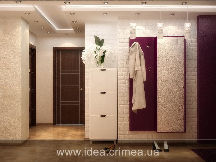 Contemporary bedroom and bathroom