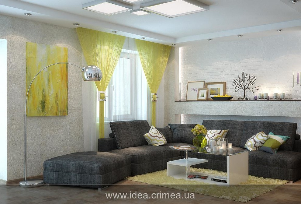 Contemporary apartment: Before and After