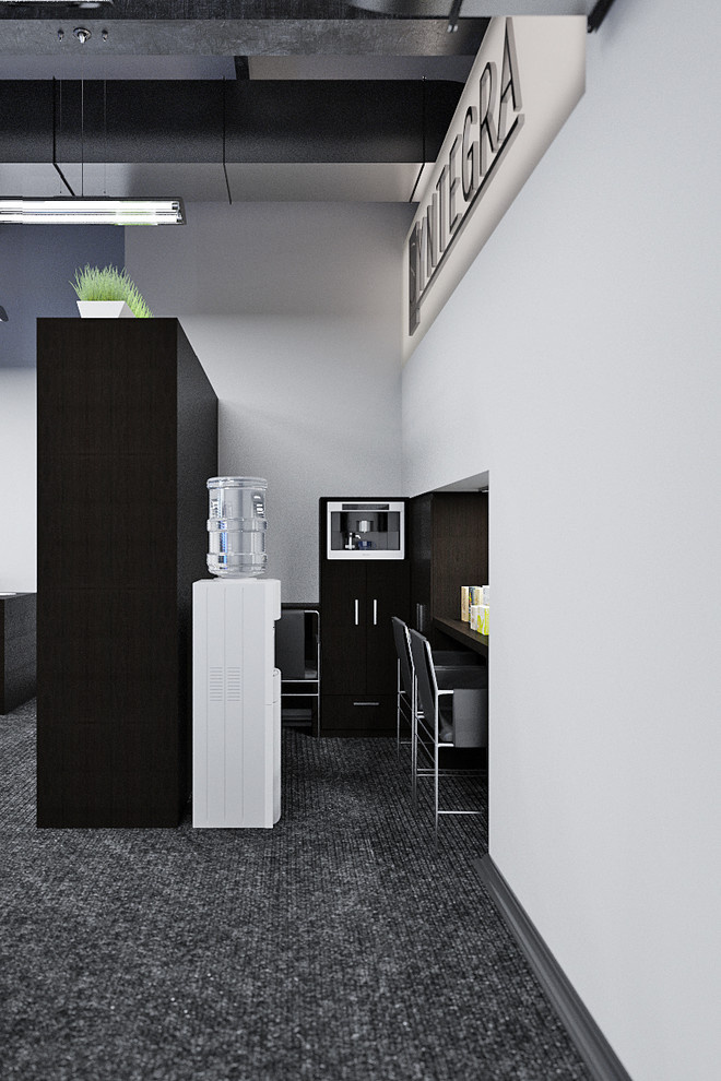 Futuristic office interior