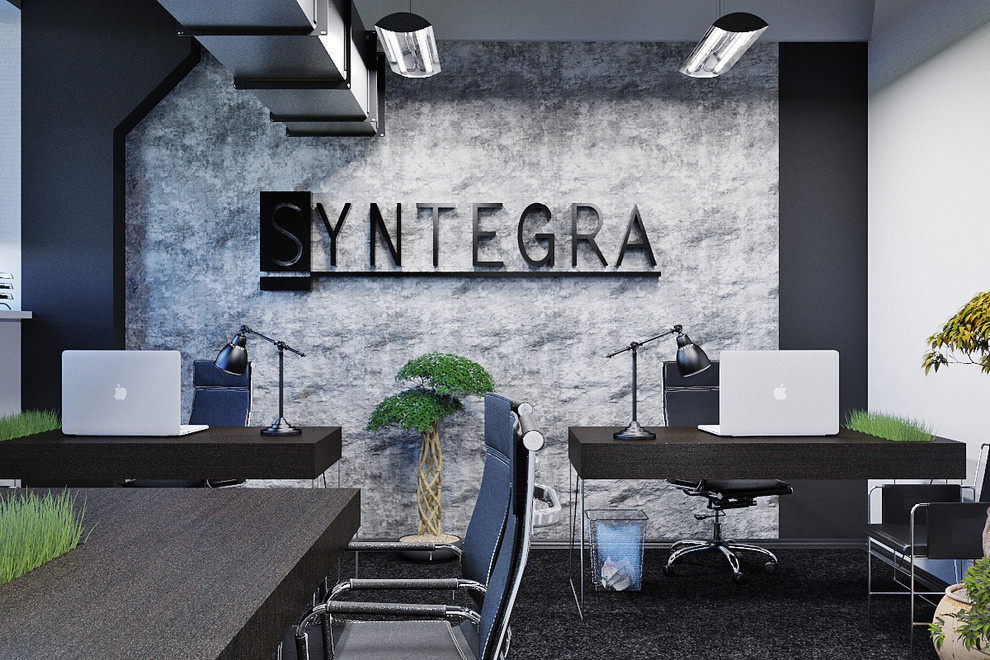 Futuristic office interior