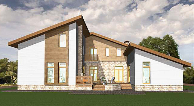 Дом с патио