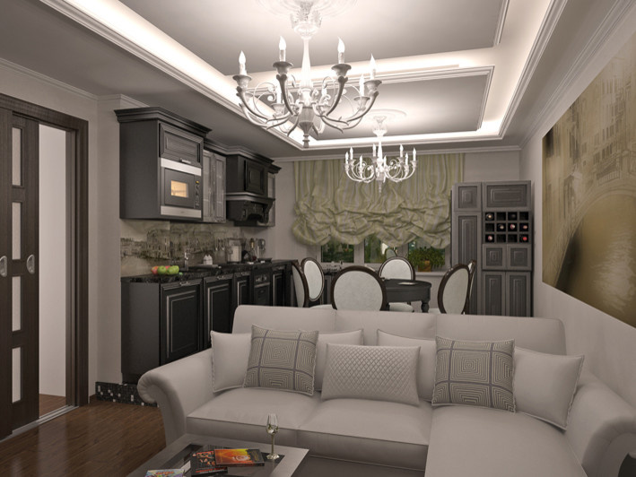 Проект интерьера двухкомнатной квартиры