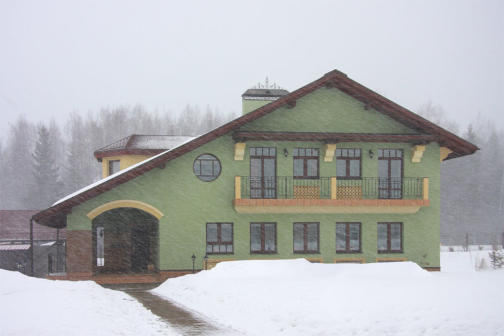 Проект загородного дома в деревне Лисавино