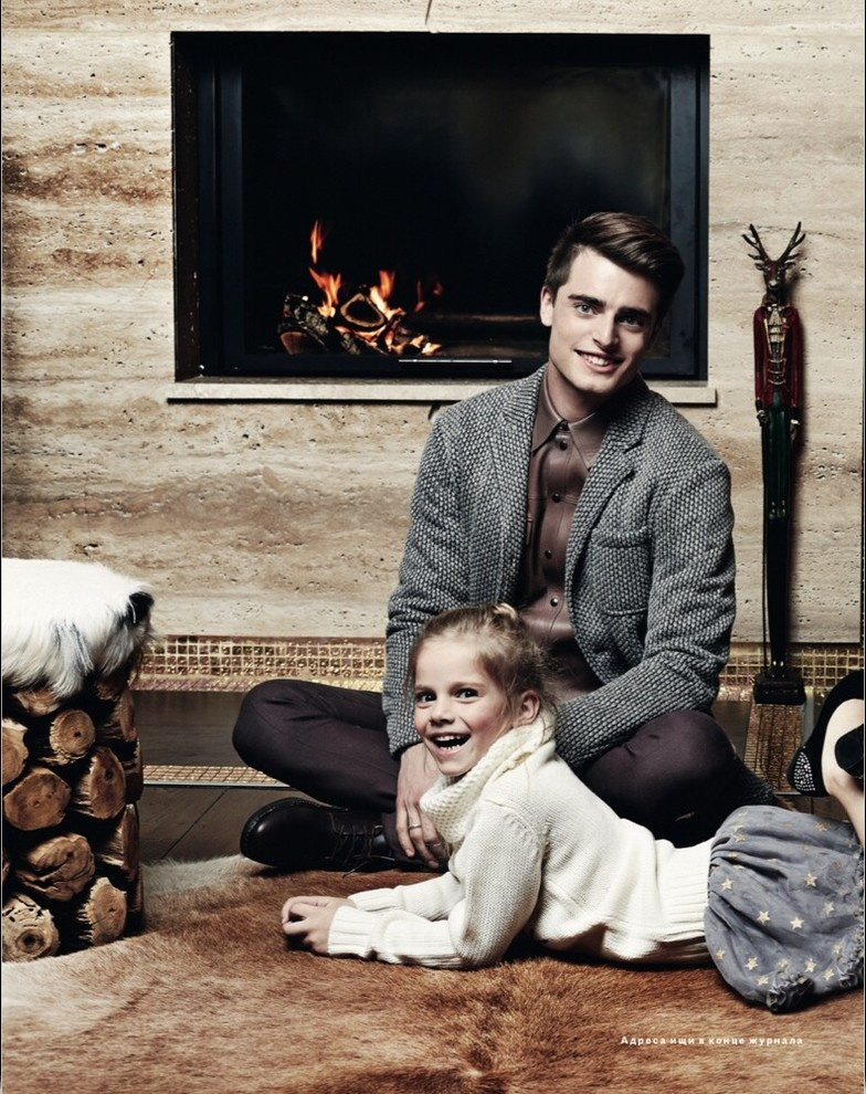 Новогодняя фэшн съемка для Cosmopolitan декабрь  2014