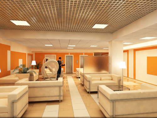 Интерьеры офисного здания на ул. Народного Ополчения. Москва