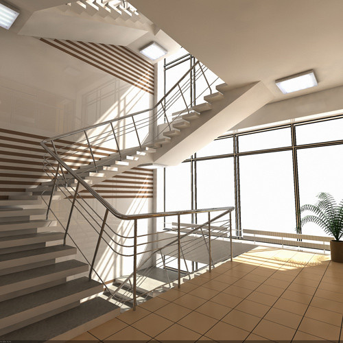 Интерьеры офисного здания на ул. Народного Ополчения. Москва