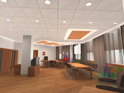 Интерьеры региональных арбитражных судов. РФ