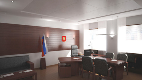 Интерьеры региональных арбитражных судов. РФ