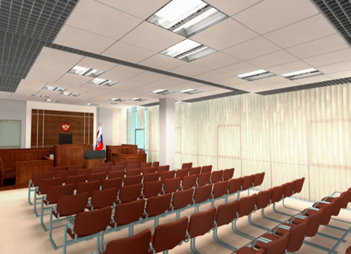Интерьеры региональных арбитражных судов. РФ
