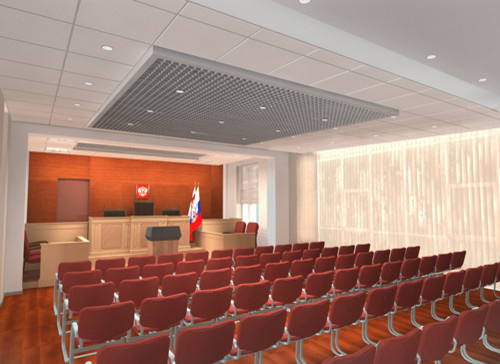 Интерьеры региональных арбитражных судов. РФ