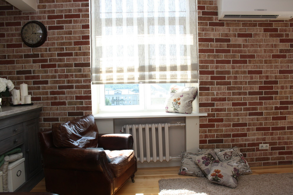 Римские шторы в стиле лофт